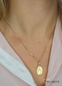 Złoty łańcuszek 585 gucci 1,5 mm DIA-LAN-1201-585 1,5mm ✅ Złoty łańcuszek o splocie gucci (3).JPG
